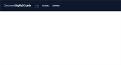 Desktop Screenshot of chesswoodbaptist.org